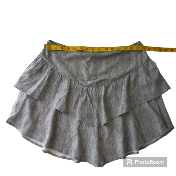 BCBGeneration Women's Fit and Flare Ruffle Tier Mini Skirt. Size M - Picture 6 of 15